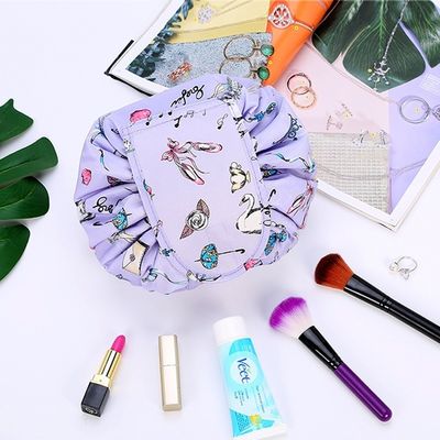 Custom Logo Drucken Oxford Drawstring Kosmetik Tasche für neueste Modestyl