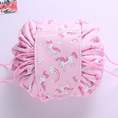Custom Logo Drucken Oxford Drawstring Kosmetik Tasche für neueste Modestyl