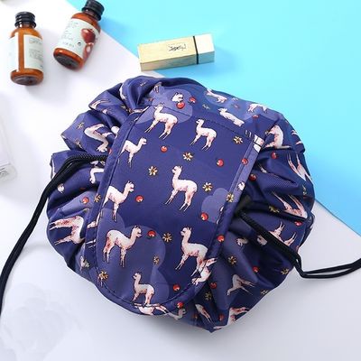 Custom Logo Drucken Oxford Drawstring Kosmetik Tasche für neueste Modestyl