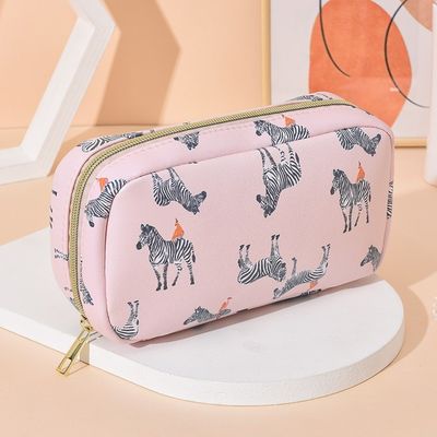 Personalisierte Farbe Private Label Make-up Tasche mit wasserdichtem Reißverschluss Design