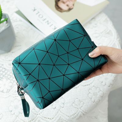 Custom Design PU Leder Privatetikett Makeup Tasche Kosmetik Tasche Makeup Kleine Bestellungen