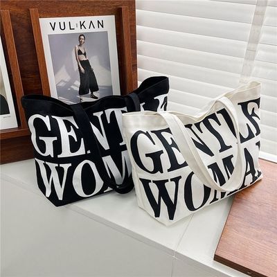 Große Kapazität übergroße Leinwand Baumwolle Shopping Tote Tasche für Strand Picknick Custom Logo