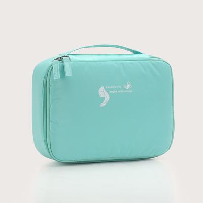 OEM/ODM akzeptable benutzerdefinierte Nylon-Make-up-Tasche für Reisen und transparentes Design
