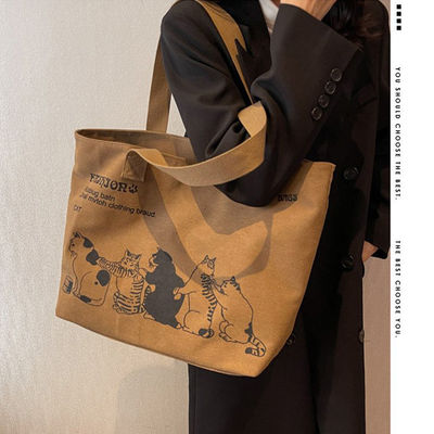 Custom-Size Polyester ausgekleidet Fashion Canvas Shopper Bag für Frauen Einkaufen