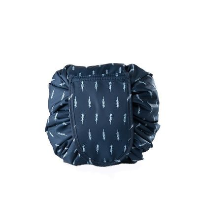 Bequem angepasste Farbe wasserdicht Klappbare Ziehseile Leinwand Make-up-Tasche für Kosmetik