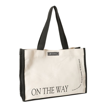 Offener Schließbeutel schwerer Baumwoll-Einkaufstüten mit individuell angepasster Farbwand-Tote-Tasche