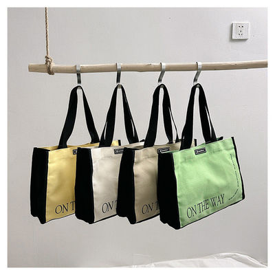 Offener Schließbeutel schwerer Baumwoll-Einkaufstüten mit individuell angepasster Farbwand-Tote-Tasche