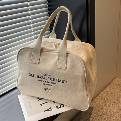 Individuelle große Kapazität offene Schließung Baumwolle Leinwand Shopping Tote Tasche für Frauen