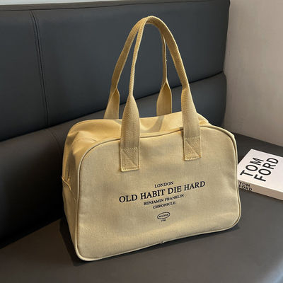 Individuelle große Kapazität offene Schließung Baumwolle Leinwand Shopping Tote Tasche für Frauen