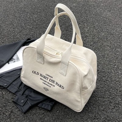 Individuelle große Kapazität offene Schließung Baumwolle Leinwand Shopping Tote Tasche für Frauen