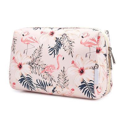 Custom Recycling Makeup Bag Case aus Polyester für eine umweltfreundliche Schönheitsorganisation