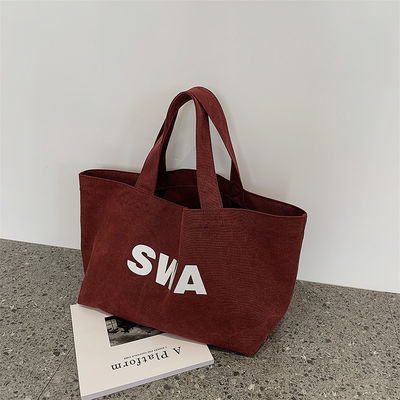 Eco Custom Große Leinwand Tote Bag Cross Body Baumwolltasche mit Tasche und Reißverschluss
