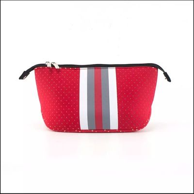 Maskenbeutel mit Reißverschluss aus Neopren für Kosmetik