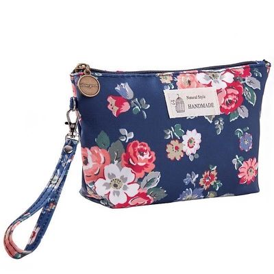 Leinwand-Mode-Make-up-Tasche mit Reißverschluss Lady Cute Portable Kosmetik Taschen