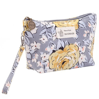 Leinwand-Mode-Make-up-Tasche mit Reißverschluss Lady Cute Portable Kosmetik Taschen