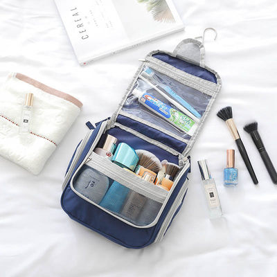 Verschluss mit Reißverschluss Individuelle Reisekosmetik-Tasche mit Hängendesign und Tasche inklusive