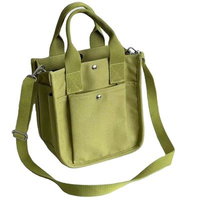 Neueste Mode-Style Leinwand Crossbody Lebensmittel-Einkaufstüte mit verstellbarem Gurt