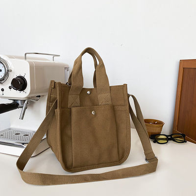 Neueste Mode-Style Leinwand Crossbody Lebensmittel-Einkaufstüte mit verstellbarem Gurt