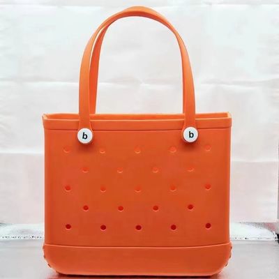 PVC-Behälter Material benutzerdefinierte Sommer Gummi-Totten große Mode Eva Plastik-Silicon-Tasche