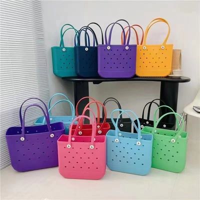 PVC-Behälter Material benutzerdefinierte Sommer Gummi-Totten große Mode Eva Plastik-Silicon-Tasche