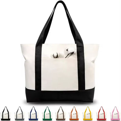 Unisex Mode Großkapazität Leinwand Tote Tasche für Shopping und Strand