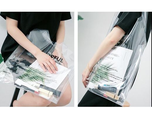 Hauptmaterial PVC Strandtote-Tasche perfekt für Gelegenheitsreisen und Ausflüge
