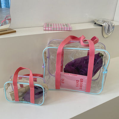 Bulk-Stadion genehmigt Klar Tote-Tasche zwei Griffe ideal für die Arbeit Strand Mittagessen