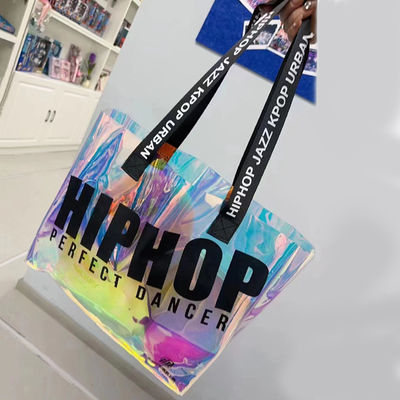 Custom Logo Holographische Strandtasche mit stärkerem Griff und anderem Mustertyp