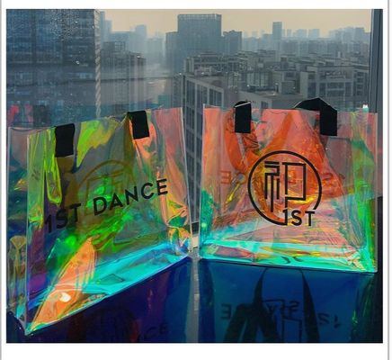 Custom Logo Holographische Strandtasche mit stärkerem Griff und anderem Mustertyp