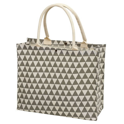 Große Handtaschen aus Öko-Baumwolle Linnen Hessische Hanfjute Tote-Taschen mit individuellem Design