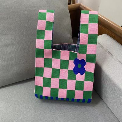 2024 Gewebte Häkel gestrickte Handtote-Tasche Neueste Mode-Stil für Mesh Beach-Taschen