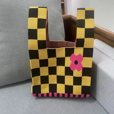 2024 Gewebte Häkel gestrickte Handtote-Tasche Neueste Mode-Stil für Mesh Beach-Taschen