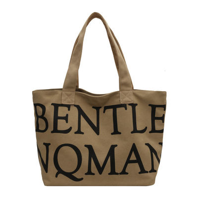 Handheld Style Frauen Explosion Tote Tasche mit trendigen Buchstaben Druck und große Kapazität