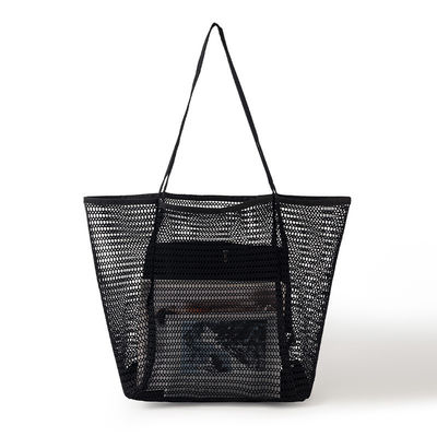 Handgefertigte Handschnürtasche mit Schulter-Hochverschluss Design für den lässigen und einfachen Strand Sommer Look