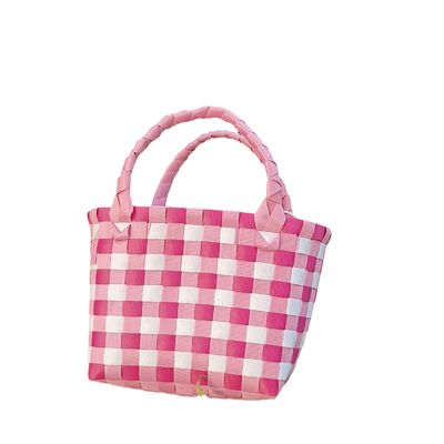 Umweltschonende Frauen Triangle Stroh Raffia Tasche für Reisen und Ausgehen Neueste modische