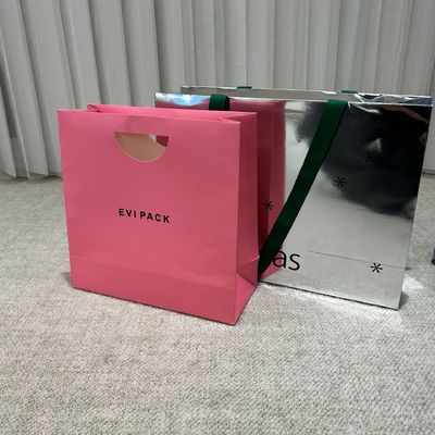 Luxus Kleidung Einzelhandel Geschenke Einkaufen Schwarz Schmuck Papiertüte mit individueller Farbe