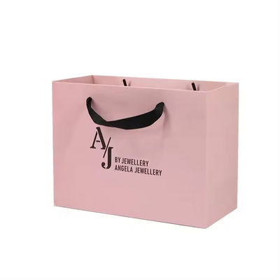 Luxus Geschenk Bekleidung Papier Einkaufstüten mit Logo Druck Neueste Modisch