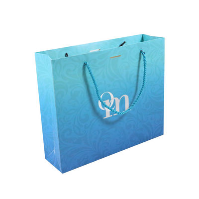 Luxus Geschenk Bekleidung Papier Einkaufstüten mit Logo Druck Neueste Modisch
