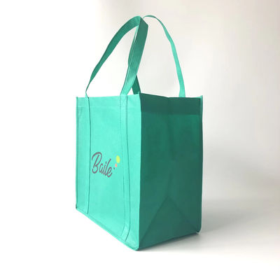 Druckte Logo Eco Custom Wiederverwendbares Gewebe aus nicht gewebten Stoffen Tragetasche zum Einkaufen