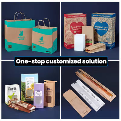 Papier-Twisted-Handle-Shopping-Geschenk-Tasche mit Logo-Druck und OEM/ODM akzeptiert