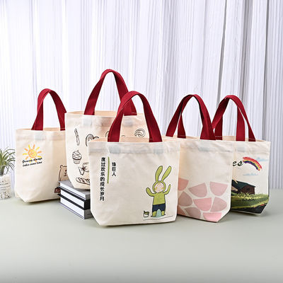 Neueste Modische Recycling-Baumwoll-Tote-Tasche mit Custom Print Logo Shopping