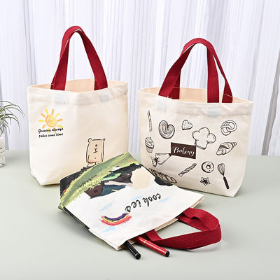 Neueste Modische Recycling-Baumwoll-Tote-Tasche mit Custom Print Logo Shopping