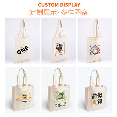Anpassbar Größe Mode Stil Leinwand Tote Tasche Andere Muster Art einfache kundenspezifische Leinwand Tasche