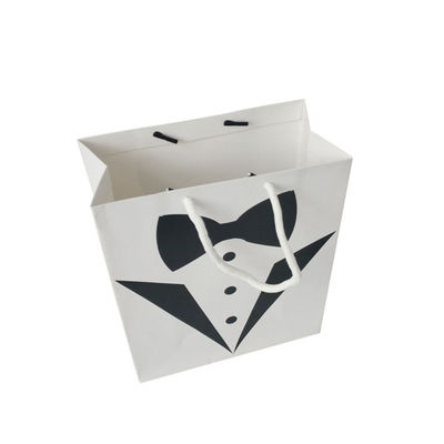 Kleines Unternehmen Custom Logo Akzeptiert Recycelbare biologisch abbaubare Papiertüten Geschenkverpackung