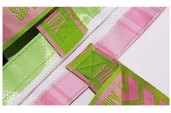 Kurve Ecken Langlebige PP-Laminate Nicht-gewebte Tote-Shop-Tasche mit Knopfverschluss Langlebige