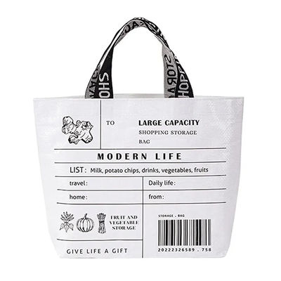 Personalisierte Tote-Shopping-Tasche mit individueller Farbe und mehrfarbigem Logo