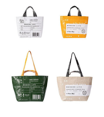 Personalisierte Tote-Shopping-Tasche mit individueller Farbe und mehrfarbigem Logo