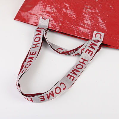 Farbgeschneiderte Schwerlast-Laminierte Polypropylen-Druck-Gewebe-Tote-Tasche mit Griff
