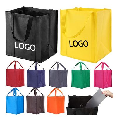 Mittlere Größe 30-50cm Nicht gewebte Tote-Tasche mit Wärmeübertragung Druck anpassbares Logo