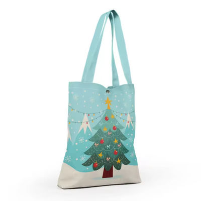 Neueste Modestyl Custom Shopping Tasche Leinwand Tote Taschen mit Vollfarbdruck